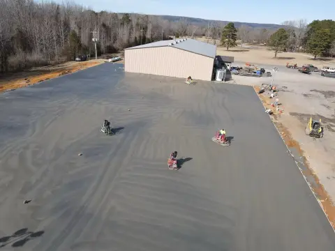 Commercial concrete project